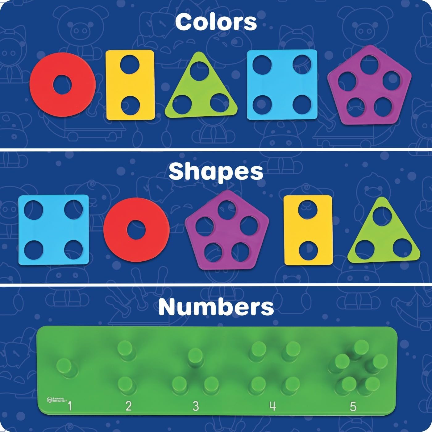 <<預訂>> Learning Resources Stacking Shapes Garden