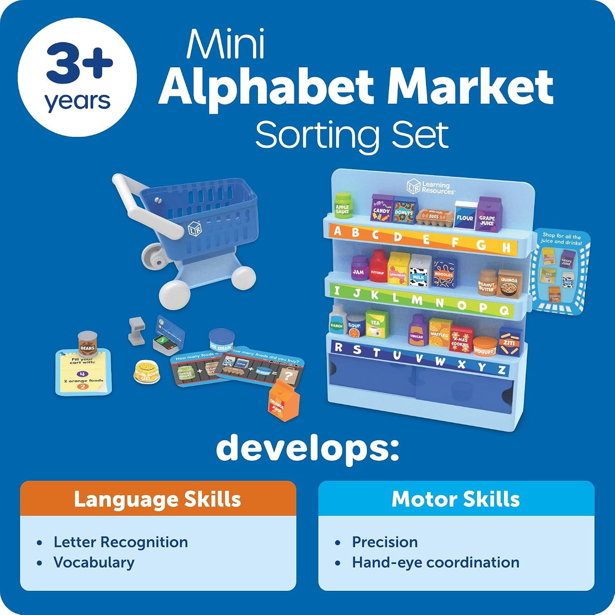<<預訂>> Learning Resources Alphabet Mini Market