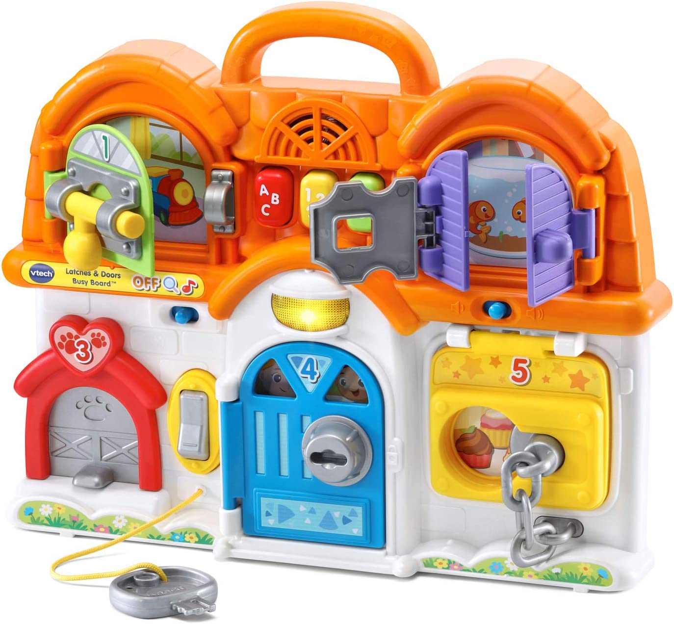 <<預訂>> VTech Latchers & Doors Busy Board 開關門鎖學習玩具