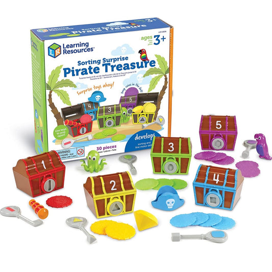 Learning Resources 寶箱開鎖配對樂 Pirate Treasure