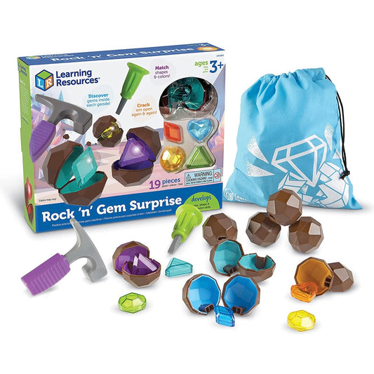 Learning Resources 小小考古學家體驗桌遊 Rock ‘n’ Gem Surprise