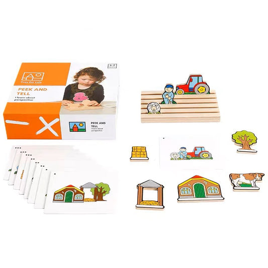 <<預訂>>Beleduc Peek and Tell 空間概念遊戲