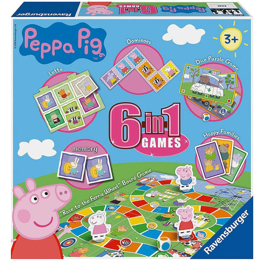 <<預訂>> Peppa Pig 六合一桌遊