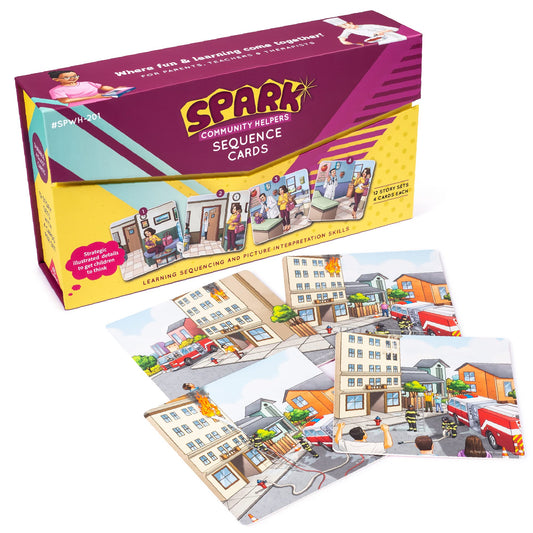 <<預計>> Spark Community Helpers Sequencing Cards 社區生活小幫手敘事圖卡