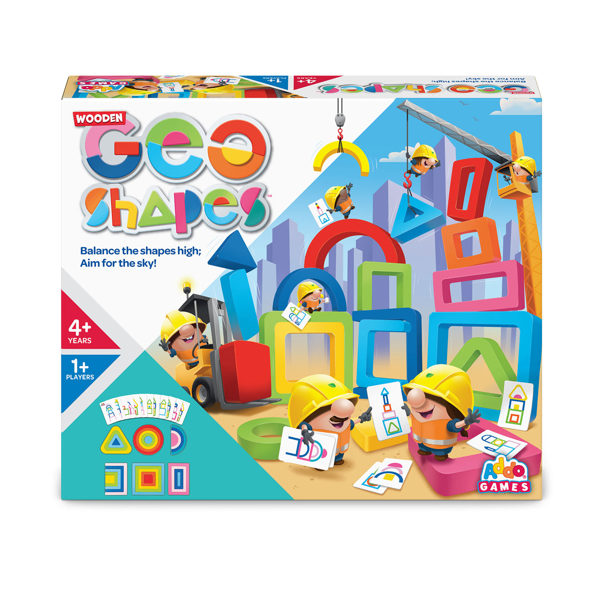 <<預訂>>Addo Wooden Geo Shapes Game