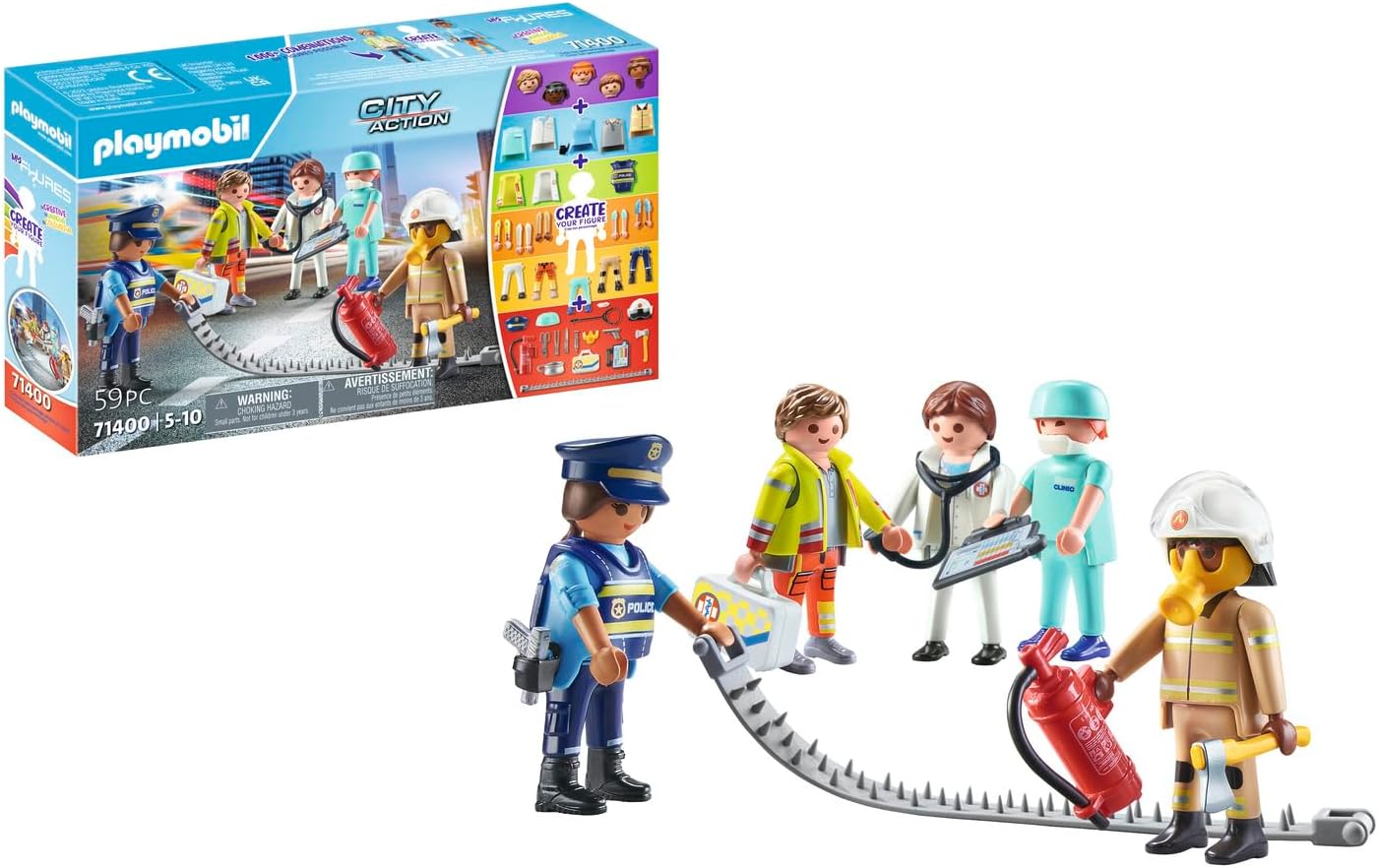 <<預訂>> Playmobil My Figures: Rescue 職業套裝