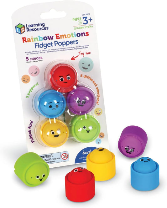 <<預訂>> Learning Resources Rainbow Emotion Fidget Poppers