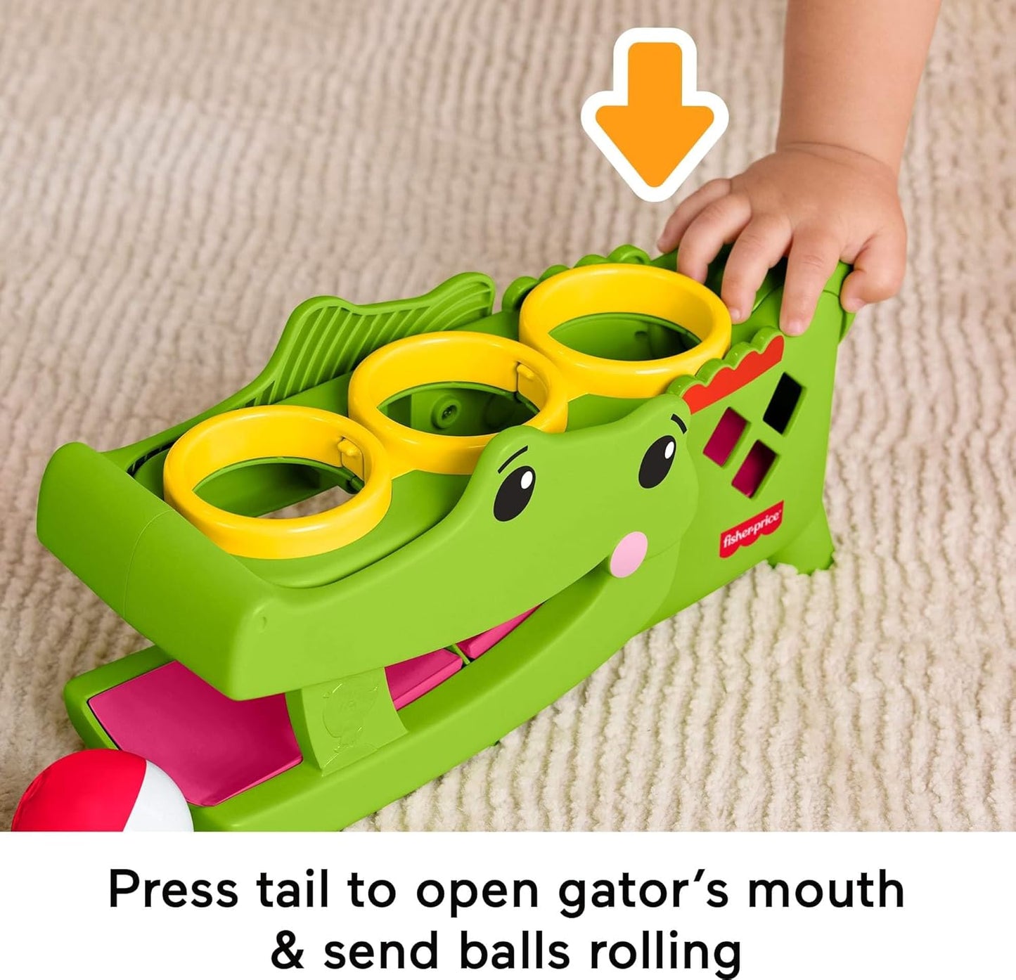 <<預訂>> Fisher-Price Sit & Tap Rolligator