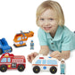 <<預訂>> Melissa and Doug Wooden Emergency Vehicle Set