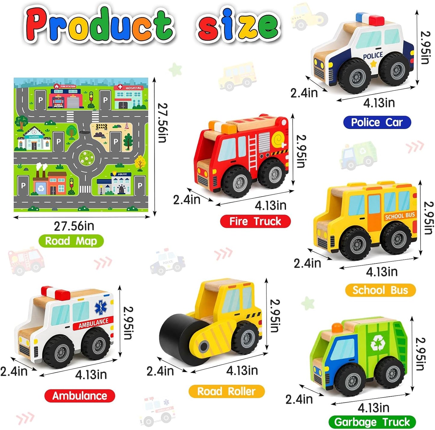 <<預訂>> Vehicle Playset with Matching Themed Map
