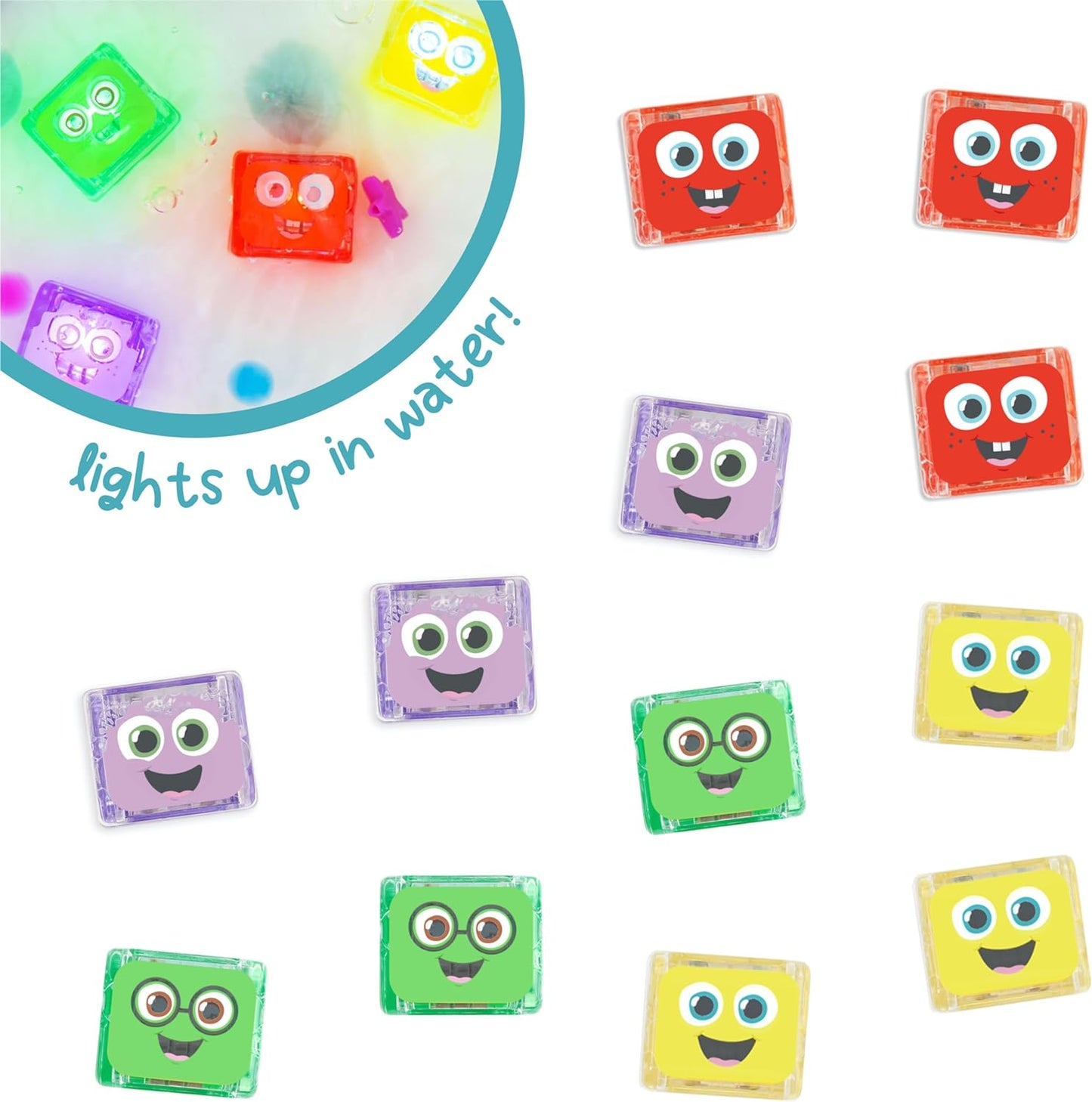 <<預訂>> Glo Pals Water-Activated Light-Up Cubes 12 Packs