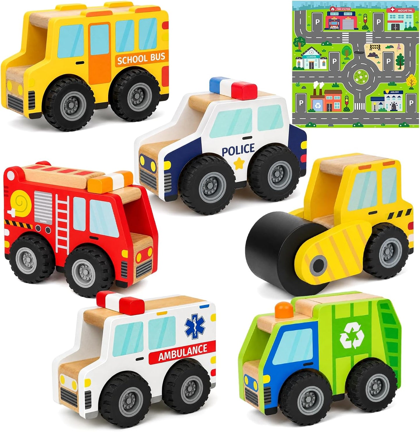 <<預訂>> Vehicle Playset with Matching Themed Map