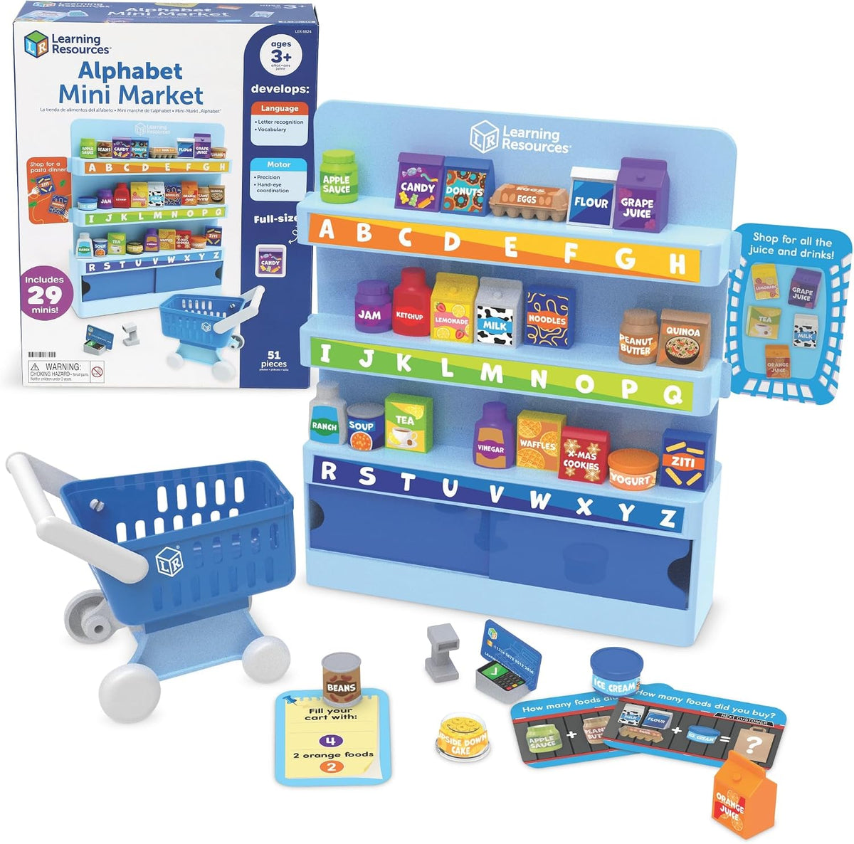 <<預訂>> Learning Resources Alphabet Mini Market