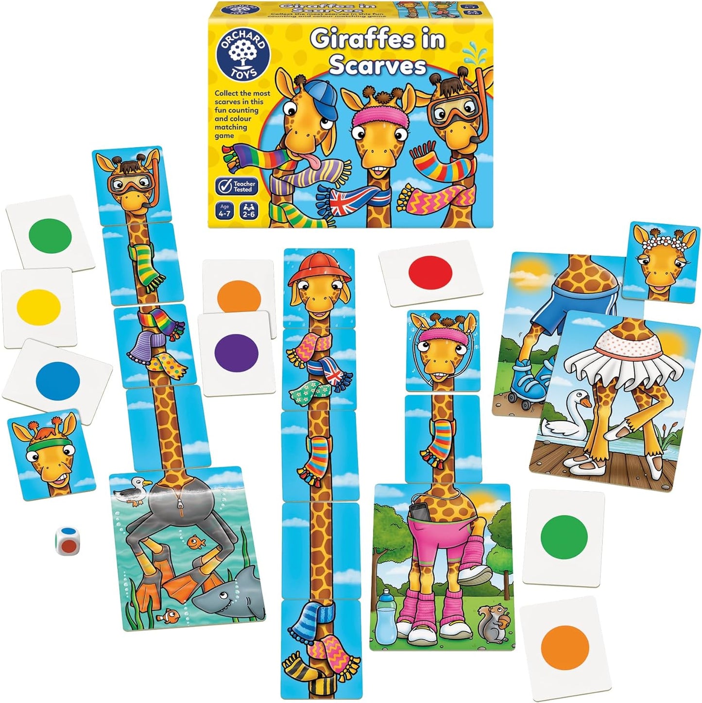 <<預訂>>Orchard Toys Giraffes in Scarves Game