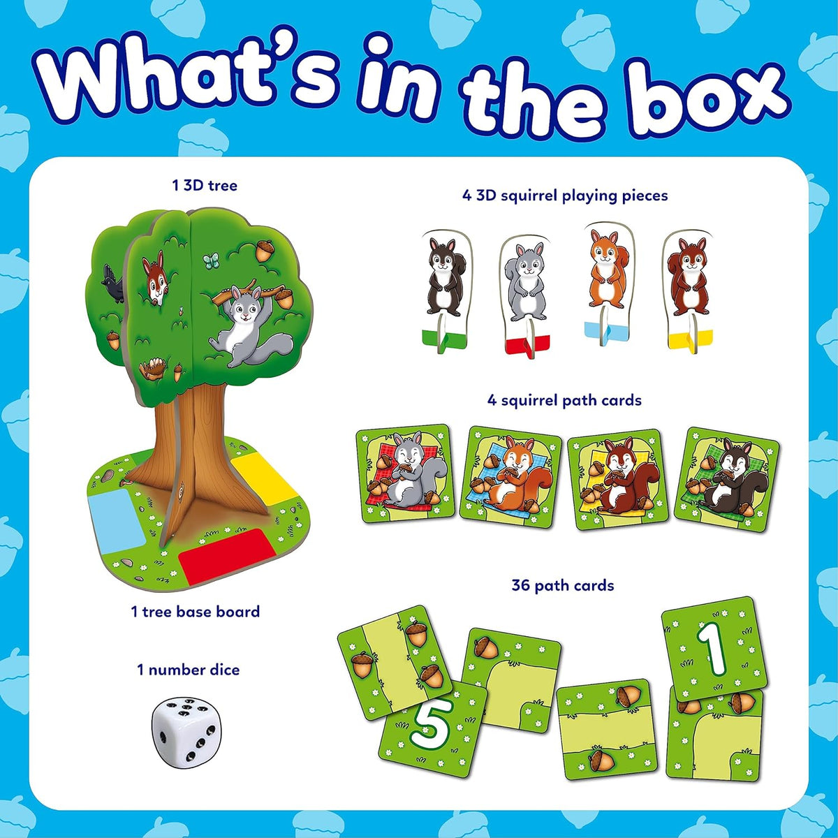 Nutty Numbers 預訂>> Orchard Toys Nutty Numbers Game – Talkinjoy Production