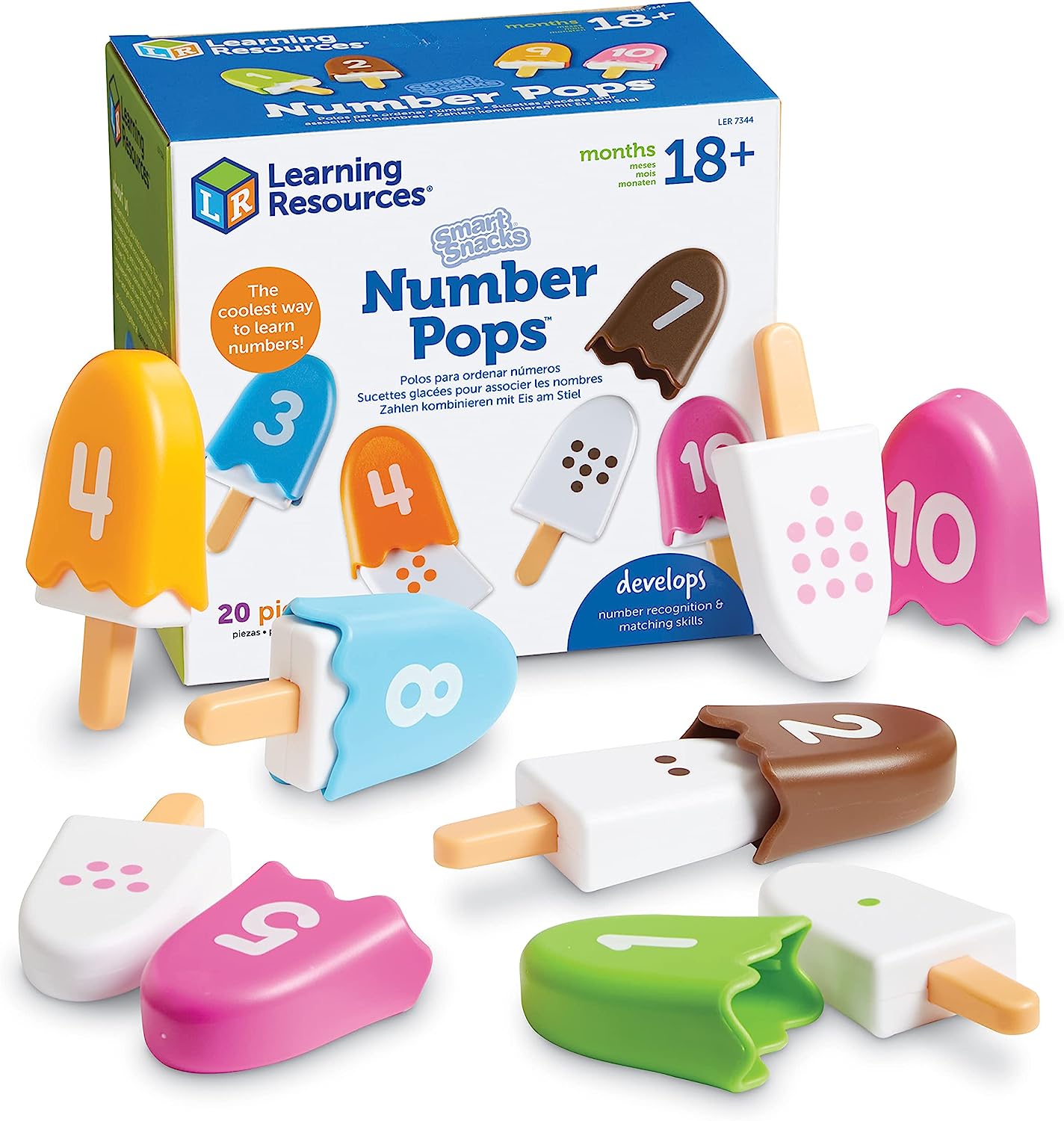 <<預訂>> Learning Resources Number Pops 認知雪條樂