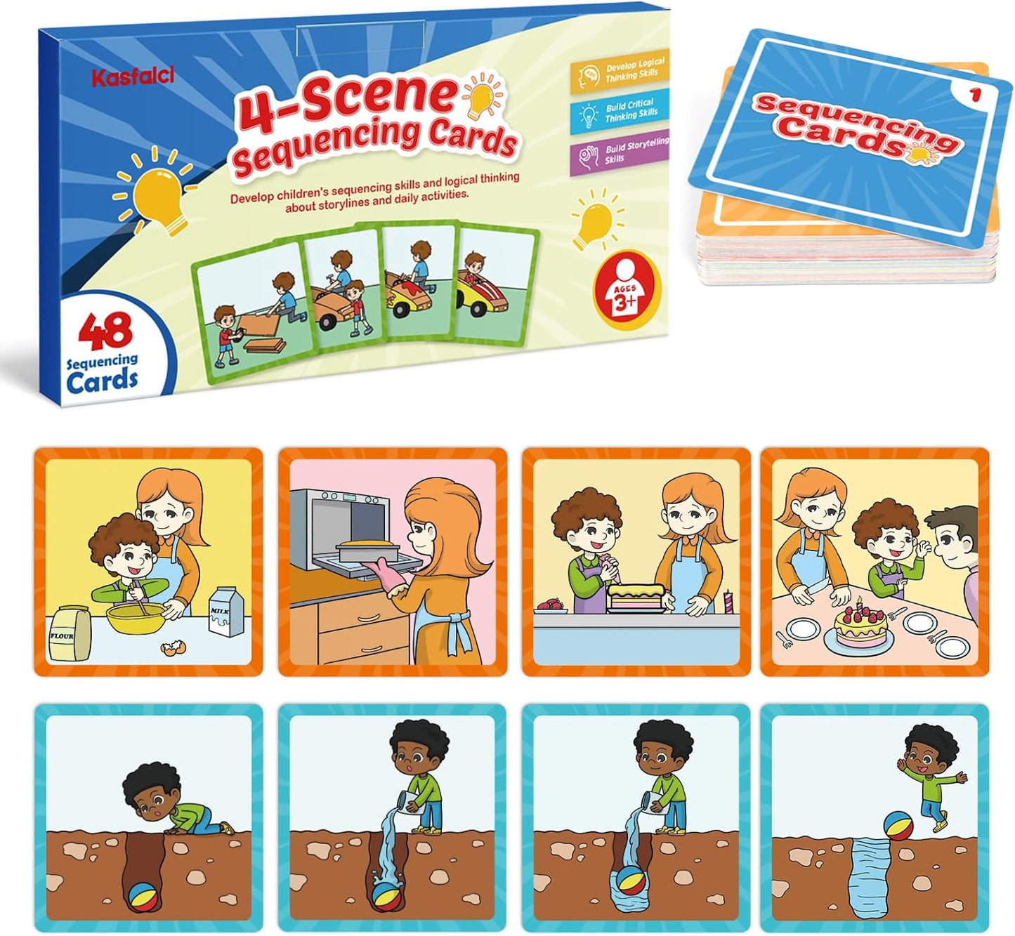 <<預訂>> Kasfalci 4-Scene Sequencing Cards 圖卡