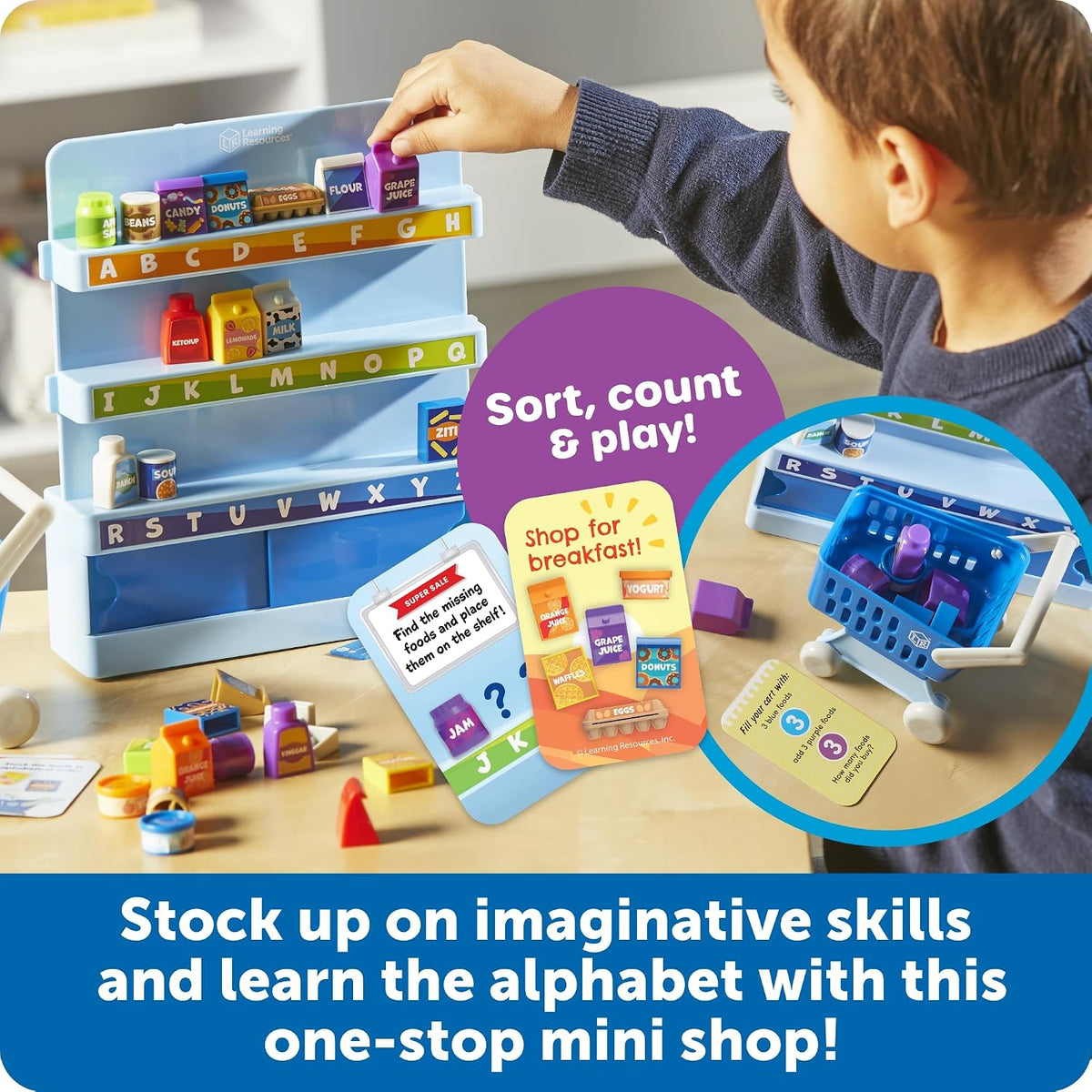 <<預訂>> Learning Resources Alphabet Mini Market