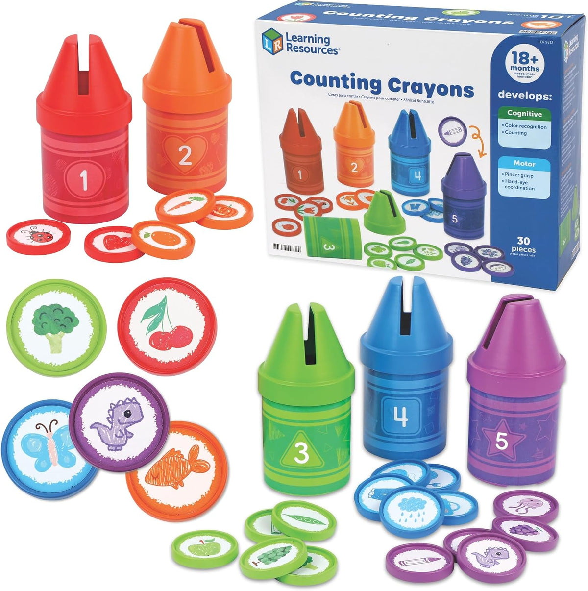 <<預訂>> Learning Resources Counting Crayon