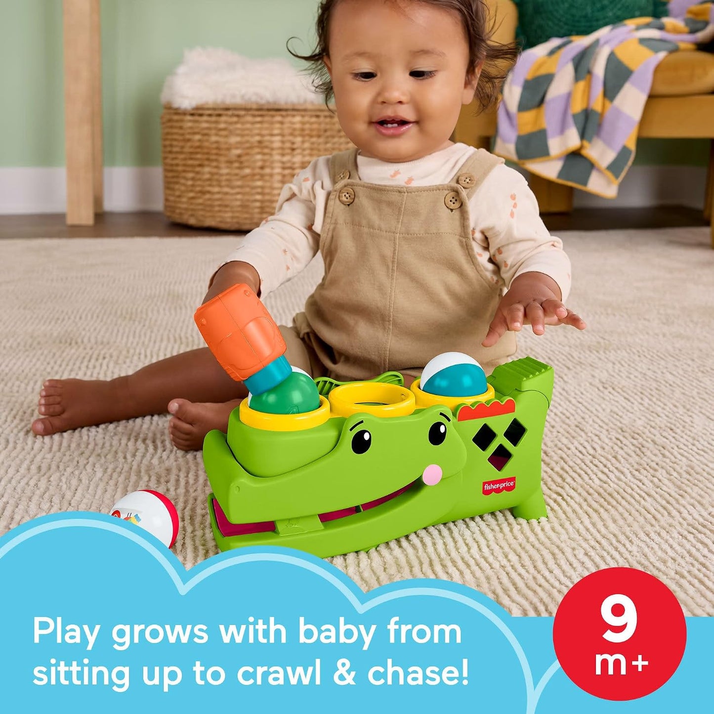 <<預訂>> Fisher-Price Sit & Tap Rolligator