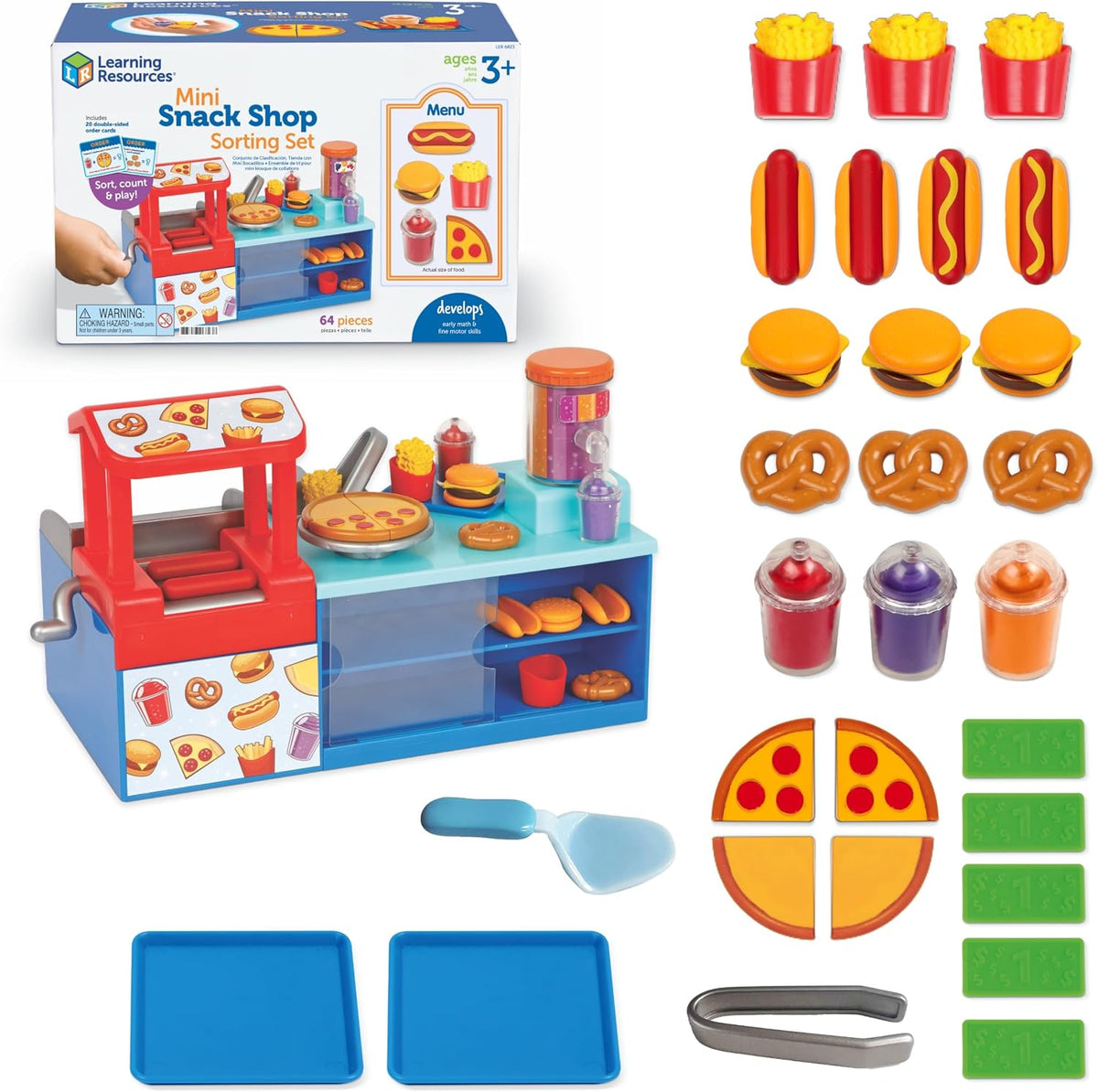 <<預訂>> Learning Resources Mini Snack Shop Sorting Set