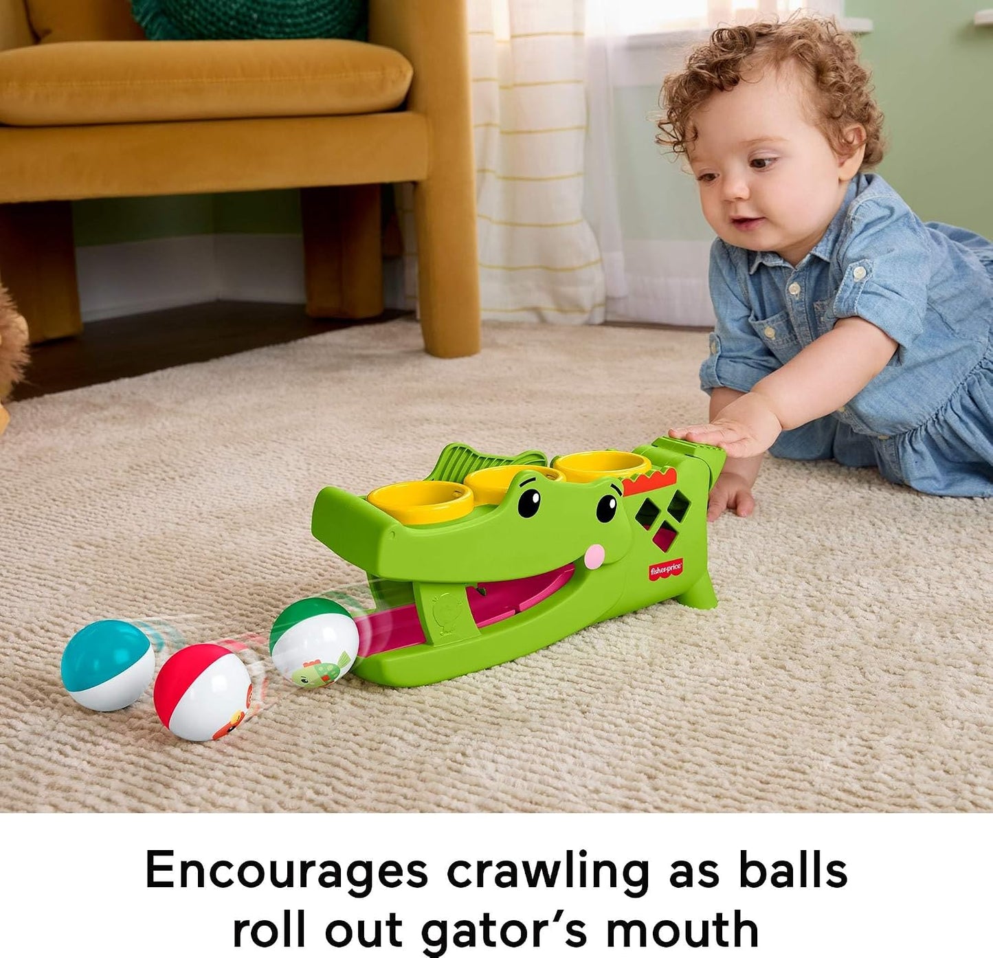 <<預訂>> Fisher-Price Sit & Tap Rolligator