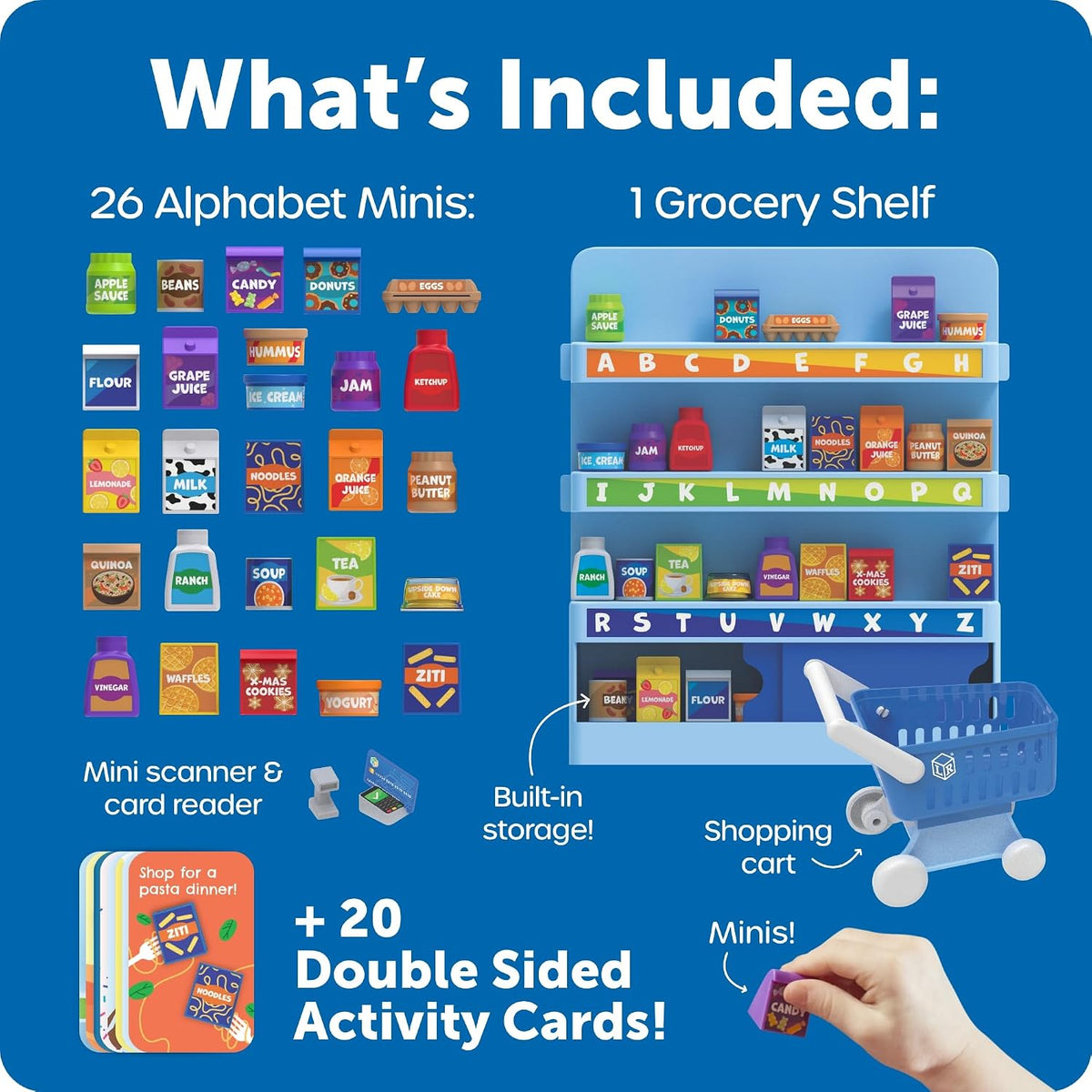 <<預訂>> Learning Resources Alphabet Mini Market