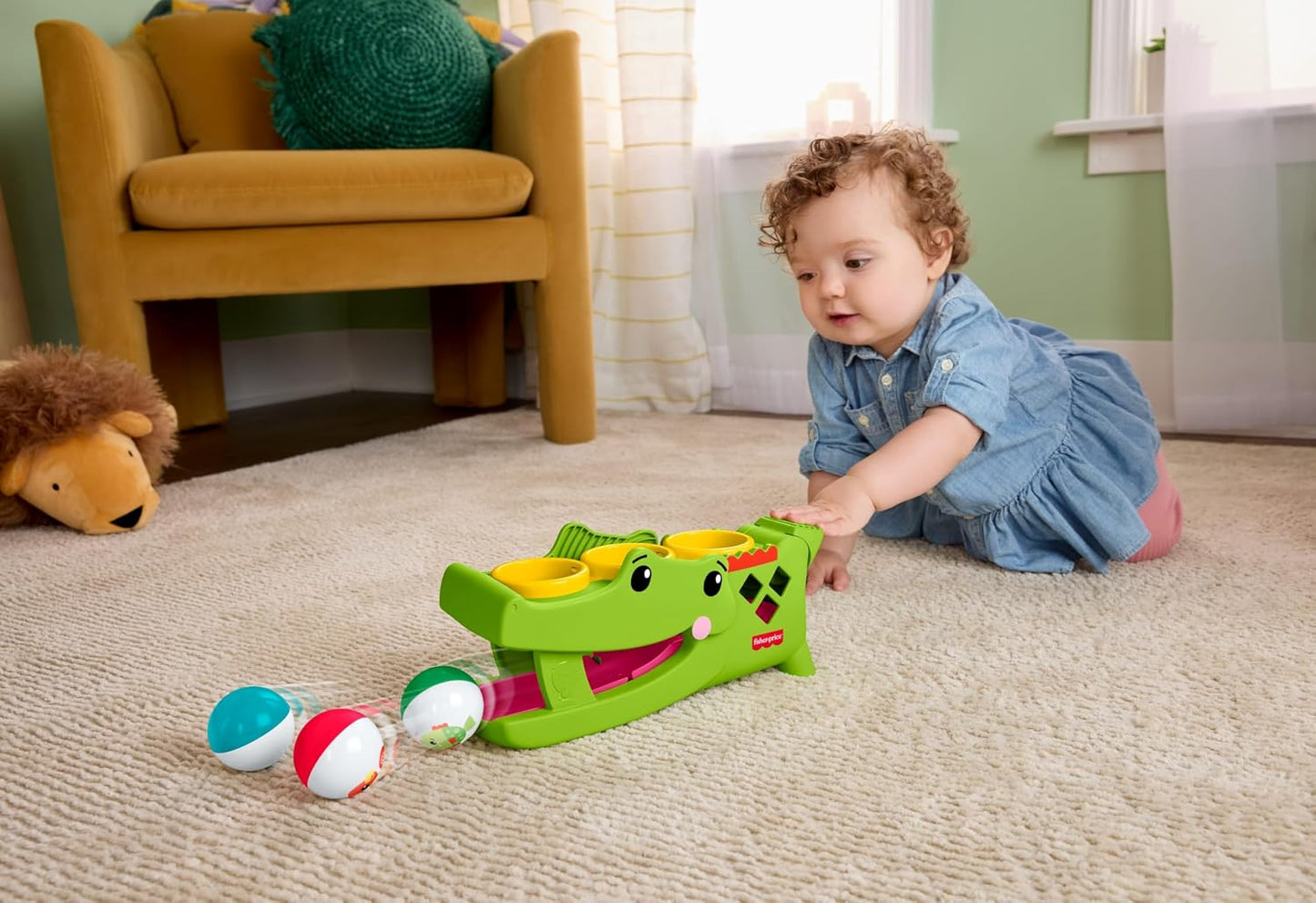 <<預訂>> Fisher-Price Sit & Tap Rolligator