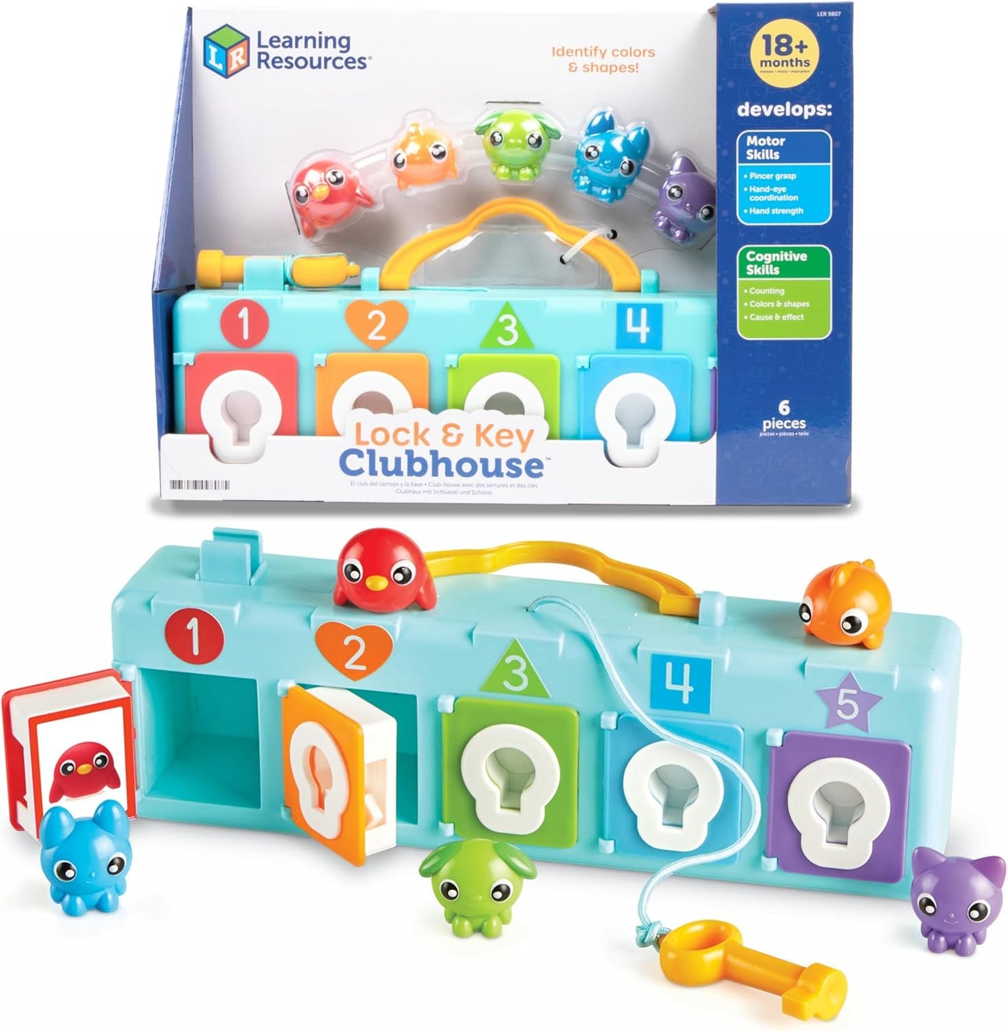 <<預訂>> Learning Resources Lock & Key Clubhouse