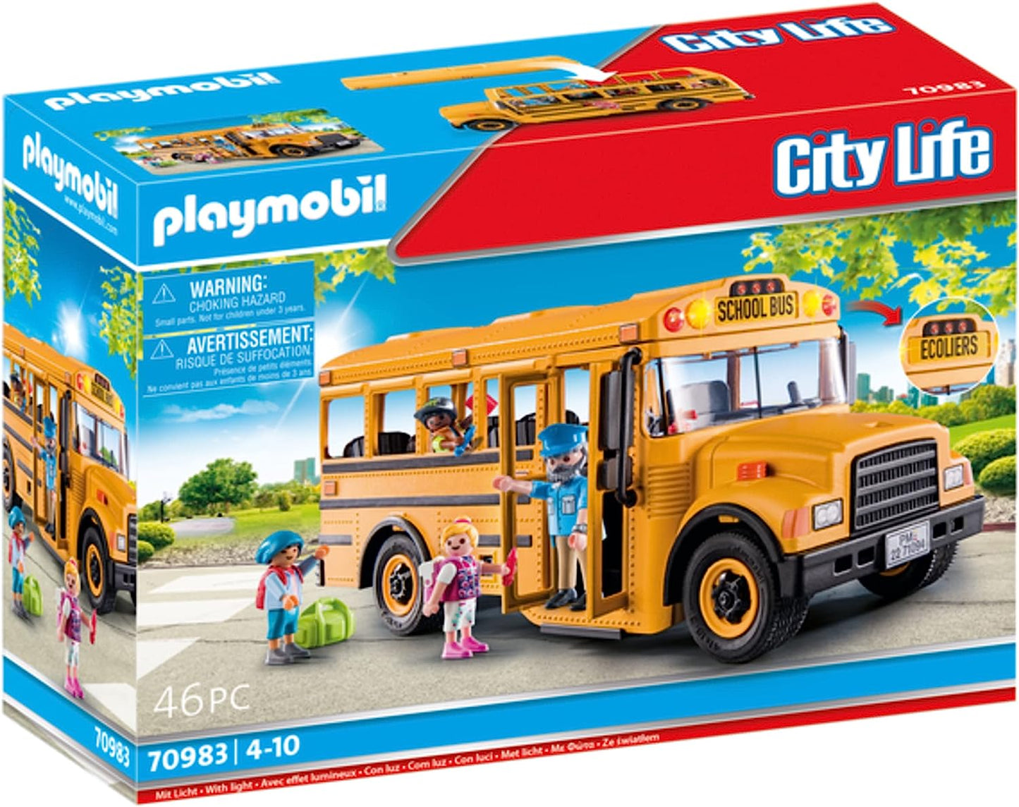 <<預訂>> Playmobil City Life School Bus 校車套裝