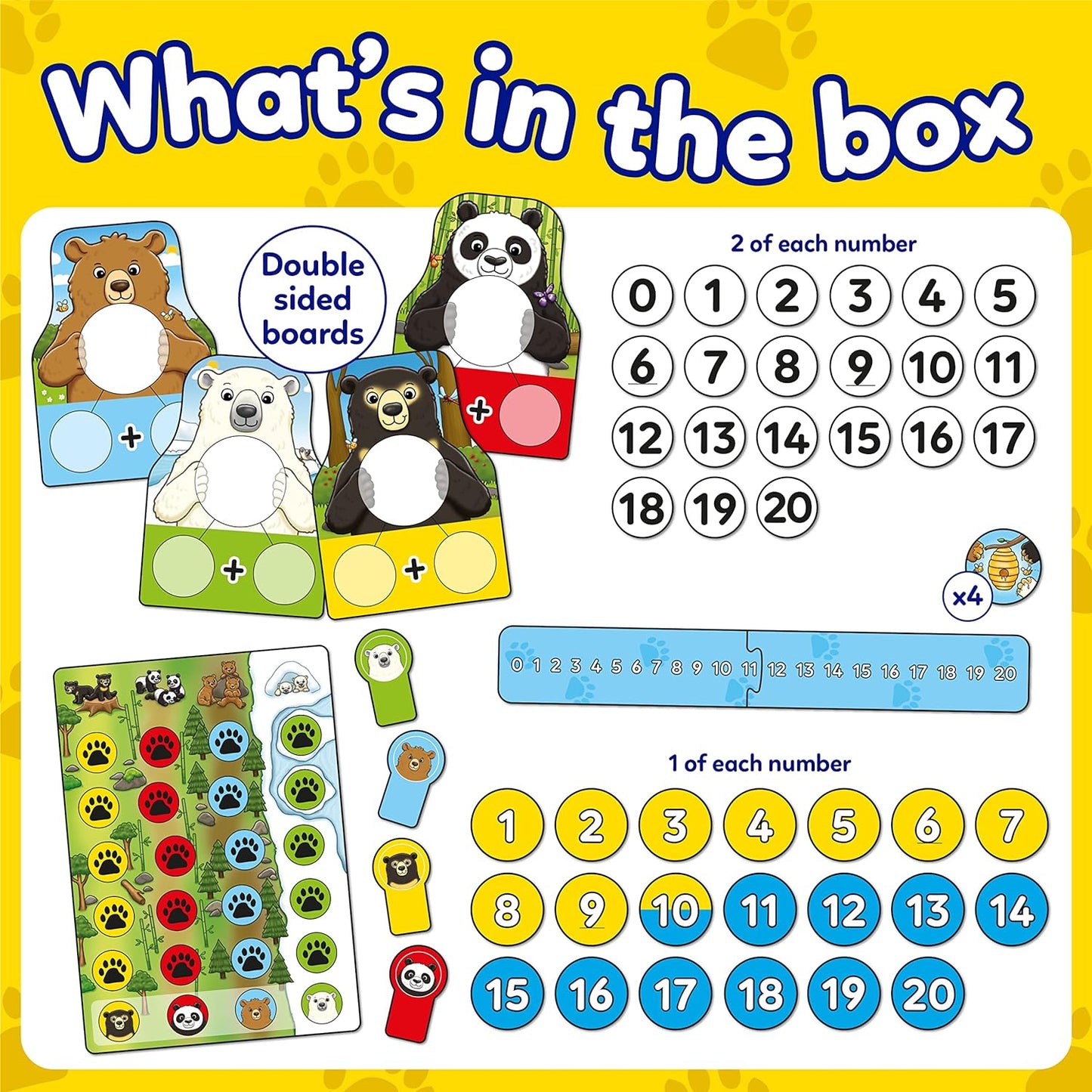 <<預訂>> Orchard Toys Number Bears Maths Games