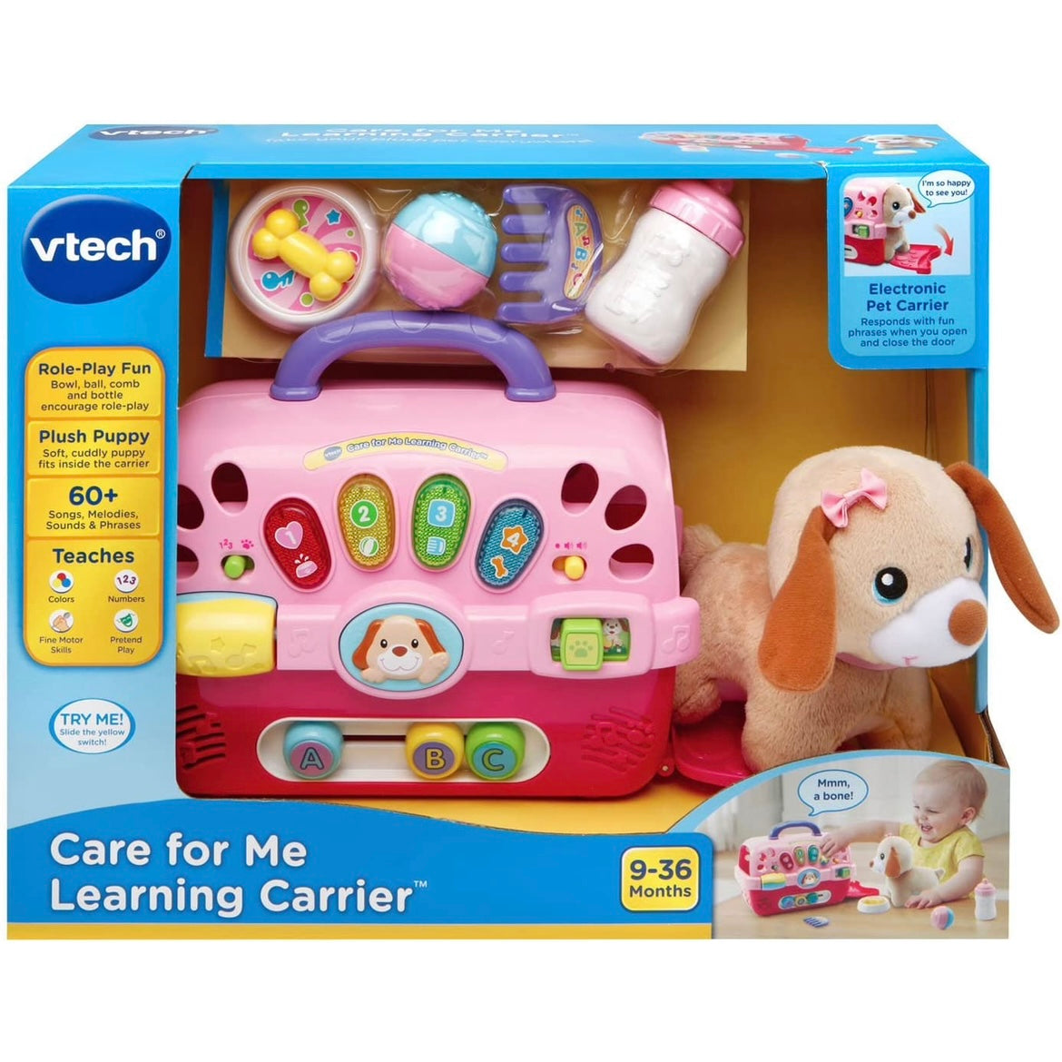 <<預訂>>VTech Care for Me Learning Carrier 照顧小狗套裝