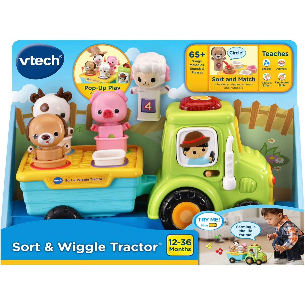 預訂>> VTech Sort and Wiggle 拖拉機玩具 – Talkinjoy Production