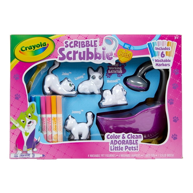 <<預訂>>Crayola Scribble Scrubbie 寵物洗澡套裝
