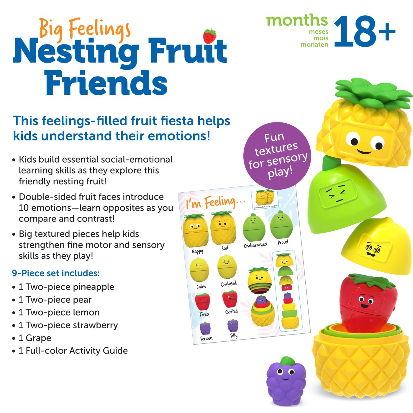 <<預訂>> Learning Resources Nesting Fruit Friends