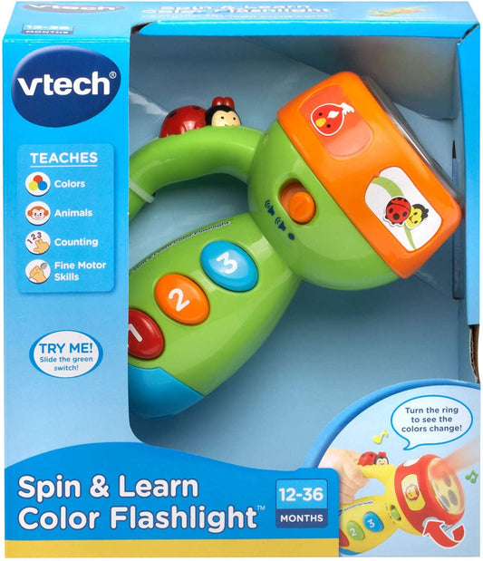 <<預訂>> VTech Spin and Learn Color Flashlight 旋轉學習電筒