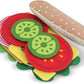 <<預訂>>Melissa & Doug Felt Food Sandwich Play Food Set