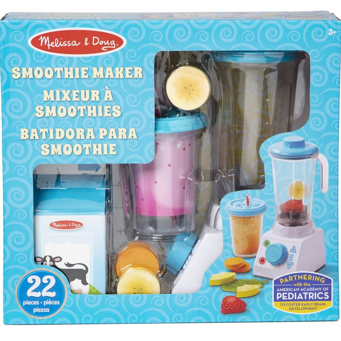 <<預訂>>Melissa & Doug Smoothie Maker Blender Set 玩具榨汁機套裝