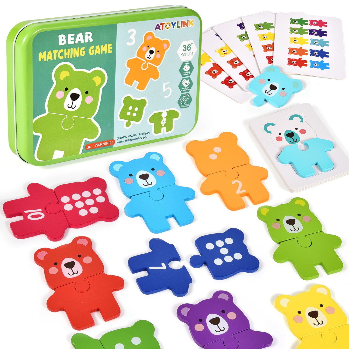 <<預訂>> Bear Matching Game 認知熊熊套裝